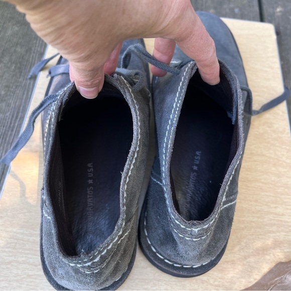 John Varvatos Star USA Gray Suede Lace Up Chukka Boots Sz 10 - Picture 9 of 12